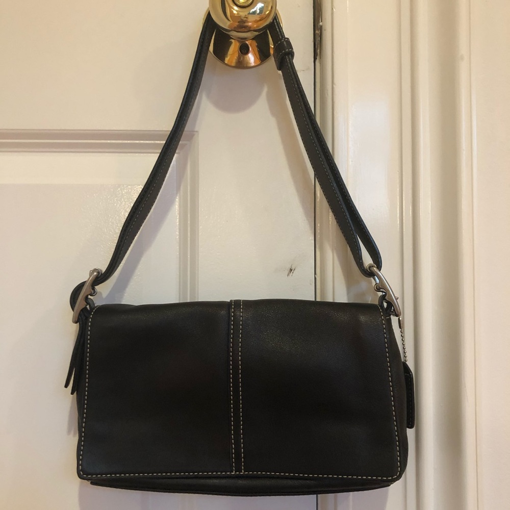 Vintage 90s Coach Mini Shoulder Bag